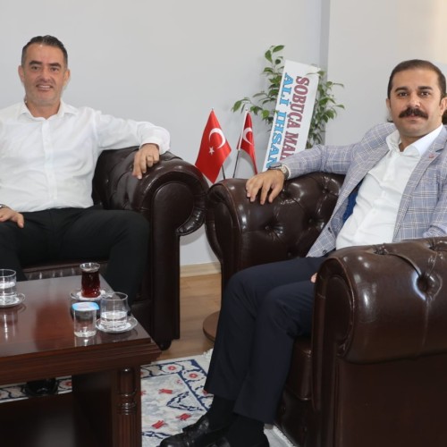 Başkan Arıcı'dan Kaymakam Taşkın'a Hayırlı Olsun Ziyareti
