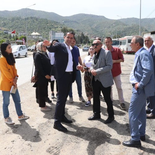 Başkan Arıcı proje alanlarında inceleme yaptı