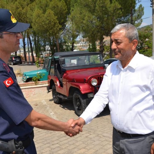 Başkan Kaplan Jandarma Komutanlığını Ziyaret etti